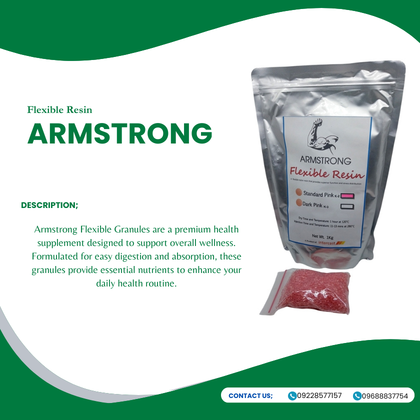 ARMSTRONG(Flexible Resin) 1kg/100grams. ARMSTRONG(Flexible Resin) 1kg/100grams.